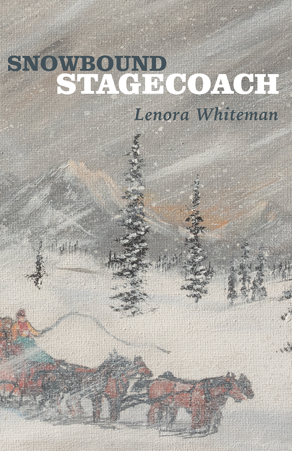 Snowbound Stagecoach by Lenora Whiteman